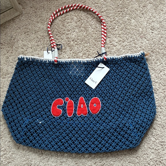 Clare V L'Été Blur Crochet Ciao Tote - Picture 6 of 10